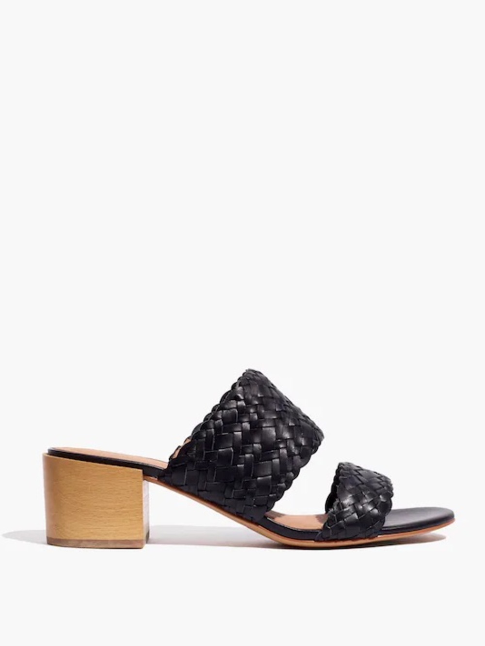 Madewell The Kiera Mule Sandal in Woven Leather black size 8
Style No. AM223 - Picture 2 of 12